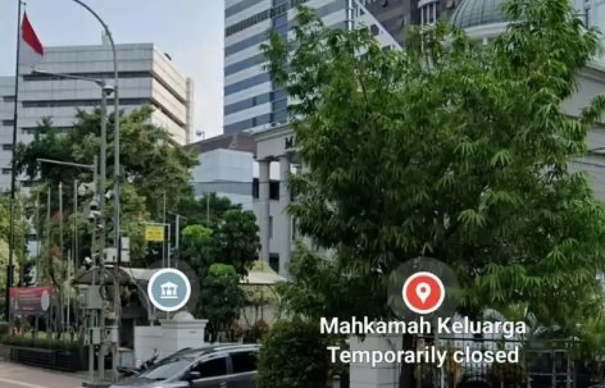 Nama MK Jadi Mahkamah Keluarga di Google Maps Disetujui Google (Sumber : instagram.com/kamusmahasiswa)