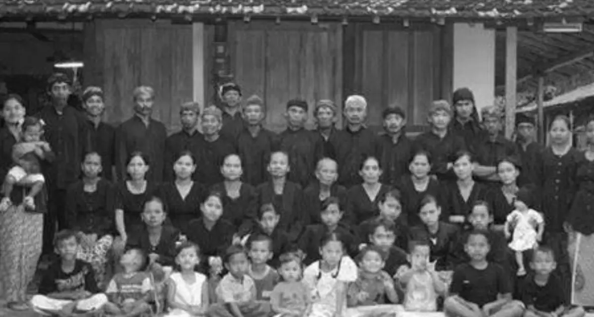 Orang Samin Pegunungan Kendeng Jawa Tengah (Sumber : antara)