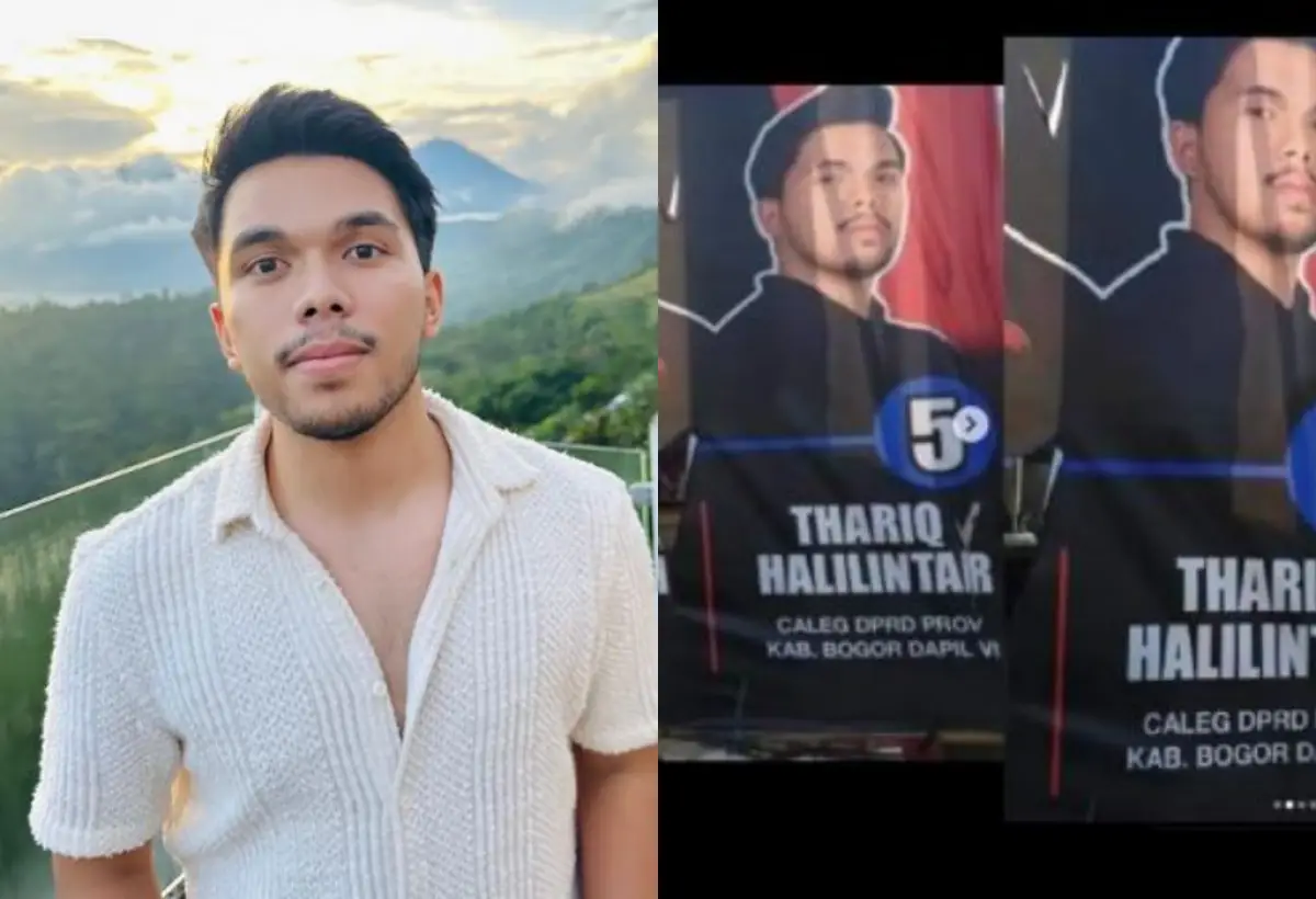 Thariq Halilintar Nyaleg DPRD Bogor (Sumber : Kolase foto instagram @thariqhalilintar & @mimi.julid)