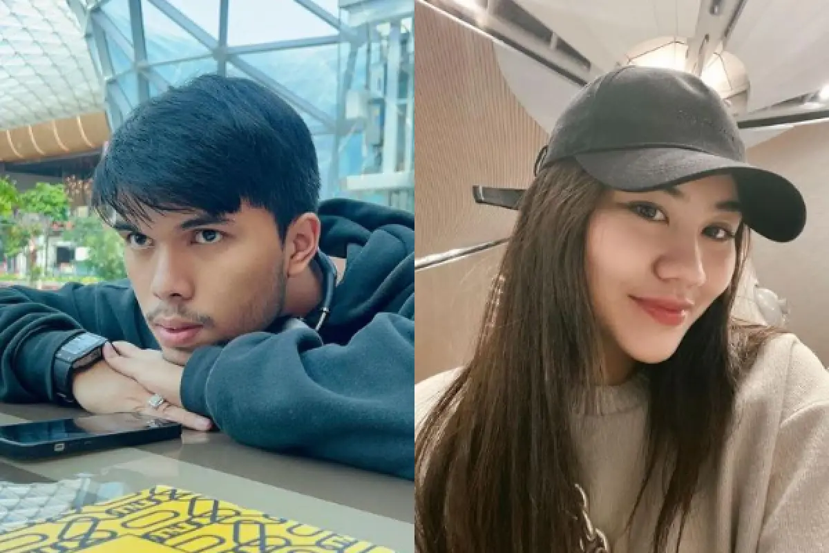 Ngakunya Taaruf, Momen Aaliyah Massaid Gelendotan Di Tangan Thariq Halilintar Tersebar di Media Sosial (Sumber : Kolase foto instagram @thariqhalilintar & @aaliyah.massaid)