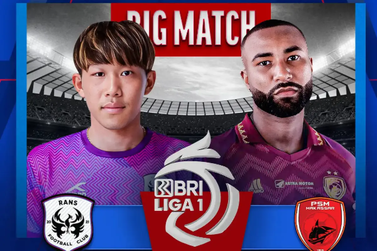 RANS Nusantara FC vs PSM Makassar, Senin, 30 Oktober 2023, pukul 15.00 WIB. (Sumber : vidio.com)