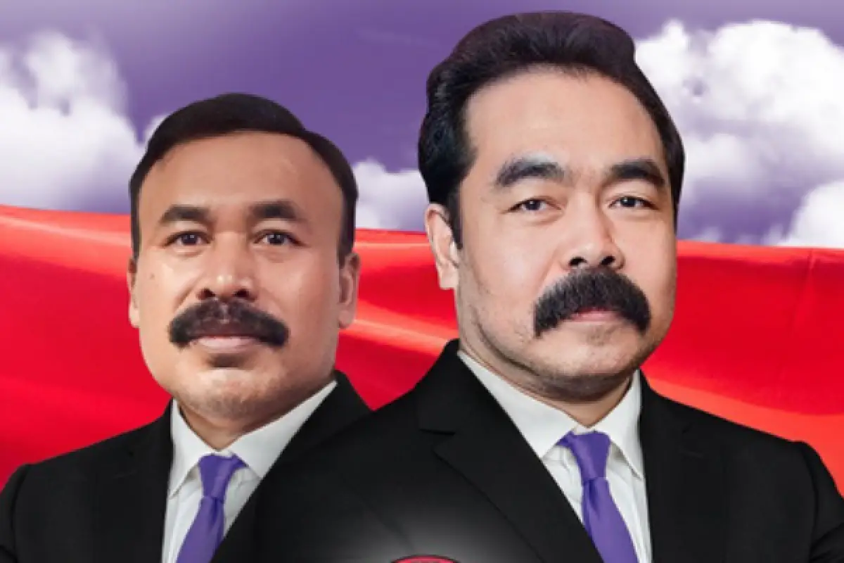 Adam Suseno dan wakilnya umumkan maju Pemilu 2024 (Sumber : Instagram/@mas.adamsuseno)