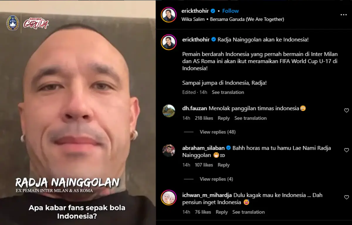 Mantan pemain AS Roma dan Inter Milan, Radja Nainggolan, akan ikut bagian dalam perayaan pembukaan Piala Dunia U-17 2023 di Indonesia. Cek jadwal lengkap pertandingan dan cara beli tiketnya!