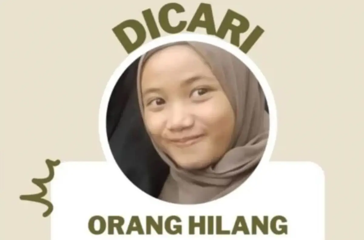 Informasi orang hilang, mahasiswi Unissula Semarang, Safira Alifa Faiza, dinyatakan menghilang sejak Selasa 31 Oktober 2023. (Sumber : Instagram @infokejadian_genuk)