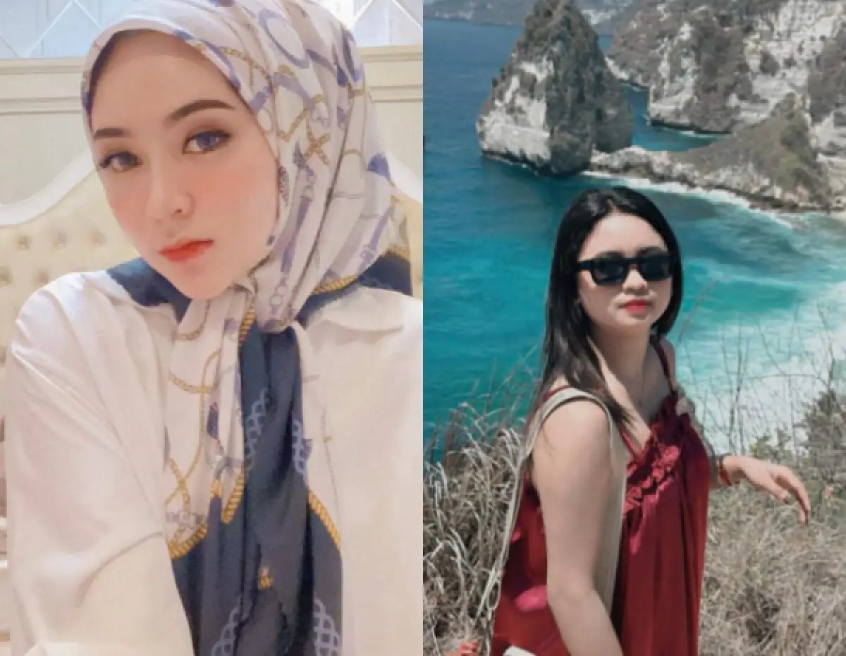 (kiri) Alfyera Alvionita pemilik toko, (kanan) Fuja Fauziah karyawan toko (Sumber : instagram @alfyeraalvionita15/@fujjafz)