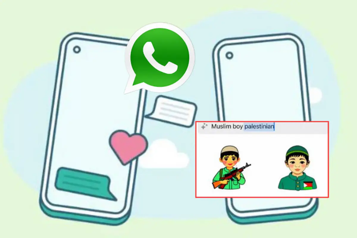 Respon Kata 'Palestina', Stiker AI WhatsApp Tampilkan Anak Bersenjata (Sumber : Istimewa)