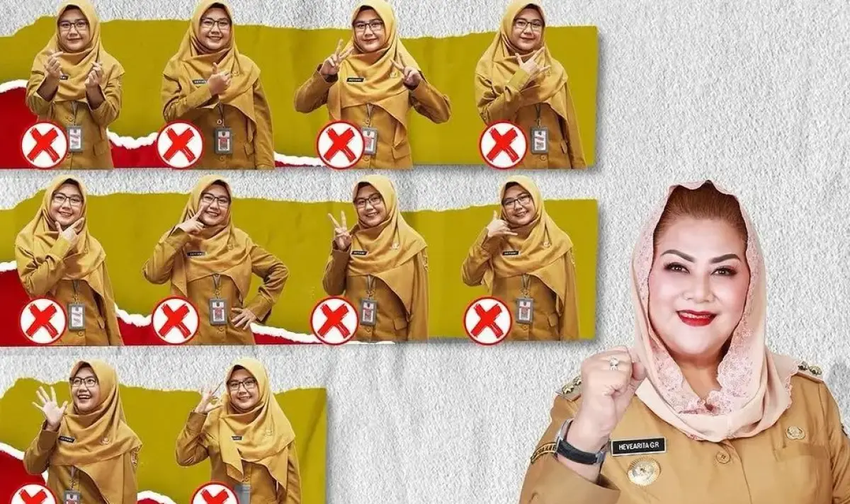 10 pose foto ASN yang dilarang selama tahun politik jelang Pemilu, Pileg, Pilpres dan Pilkada 2024. (Sumber : Pemkot Semarang)