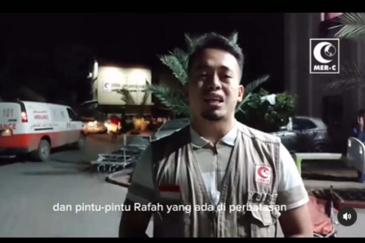 Dua dari tiga relawan MER-C yang bertahan di RS Indonesia ditangkap tentara Israel. (Sumber : Instagram/mercindonesia)