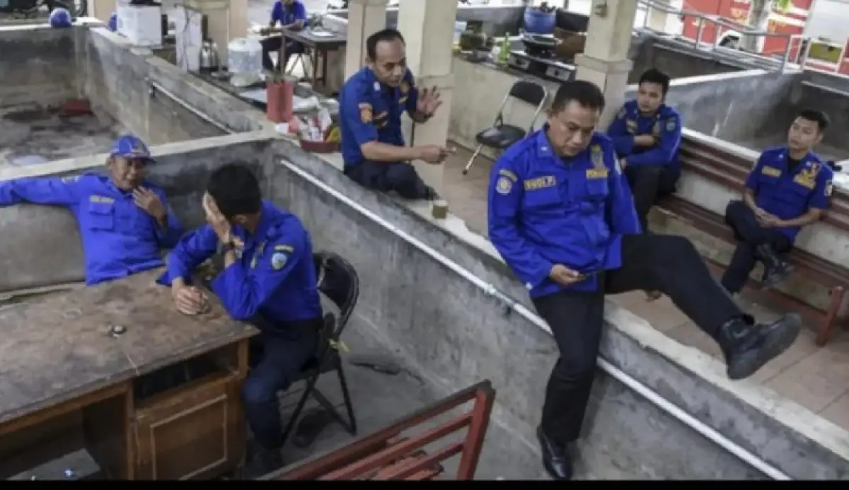 kondisi kantor Pemadam Kebakaran Kota Tasikmalaya (Sumber : instagram @undercover.id)