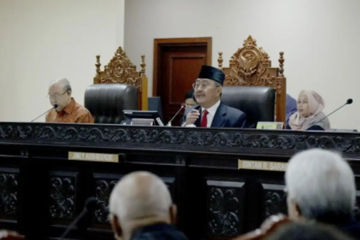 MK menjadwalkan sidang uji materiil terkait Undang-Undang Nomor 7 Tahun 2017 tentang Pemilihan Umum pada hari Rabu, 8 November 2023. (Sumber : mkri.id)