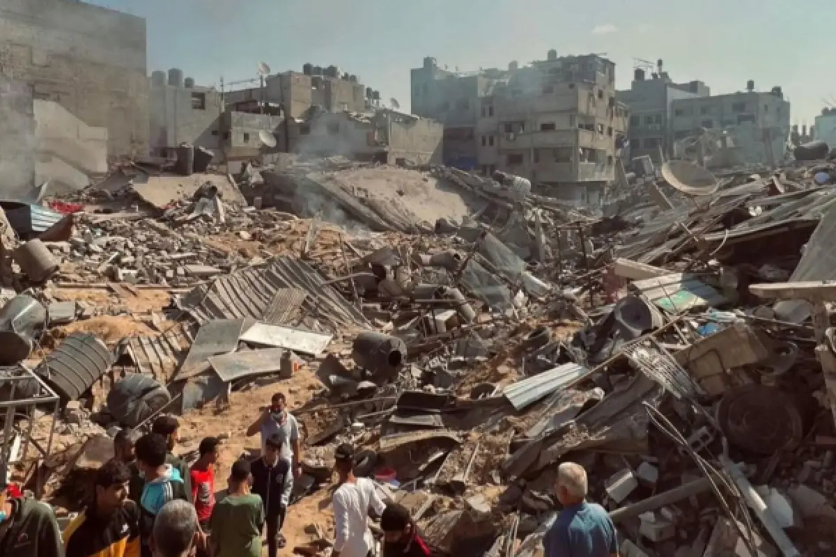 Ilustrasi | Israel terus melanjutkan serangan di wilayah padat penduduk, abaikan seruan AS dan PBB. (Sumber : Instagram/eye.on.palestine)