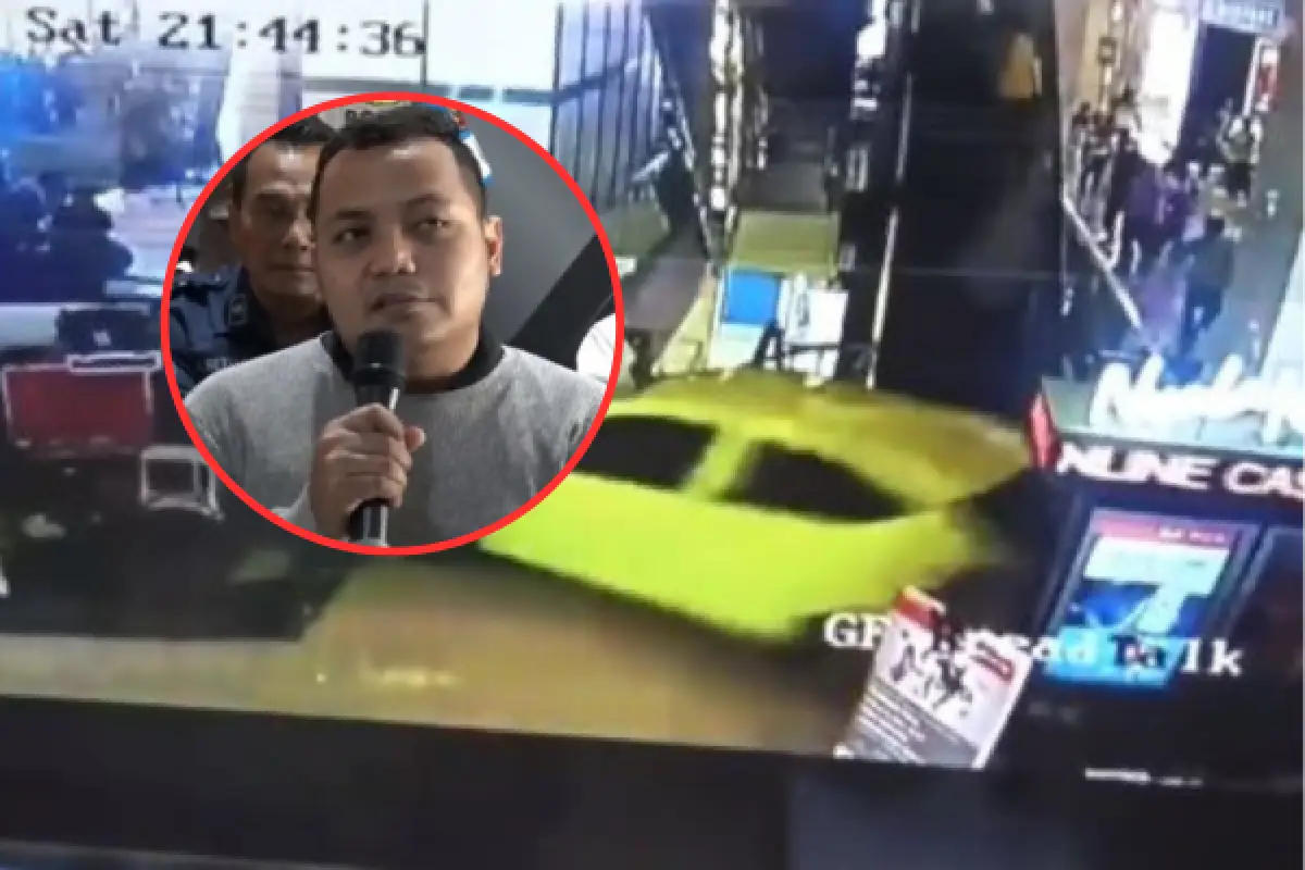 Buntut Mobil Pameran Tergelincir & Tabrak Pengunjung di Mall Paragon, Seorang Sales Jadi Tersangka (Sumber : tangkapan layar Radar Semarang TV)