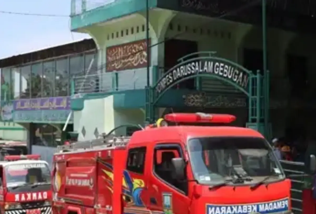 Ponpes Darussalam Semarang terbakar akibat aktivitas Santri (Sumber : antara)