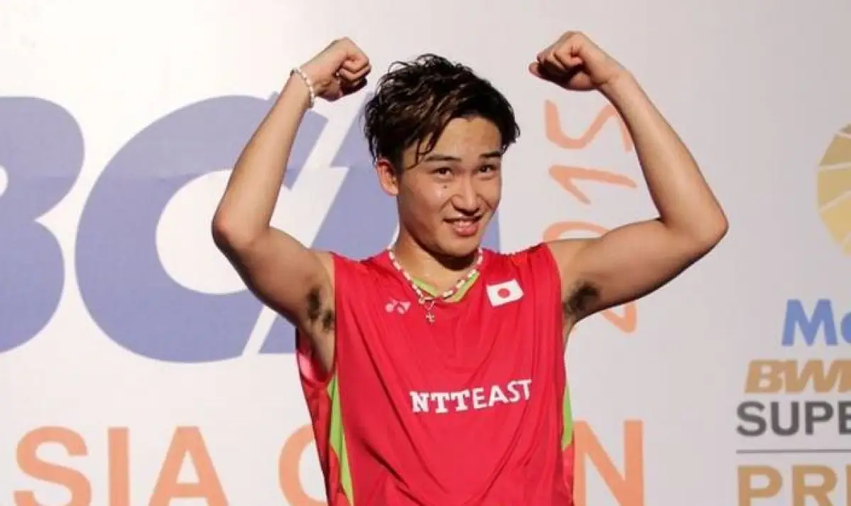 Pebulutangkis asal Jepang, Kento Momota. (Sumber : PBSI)