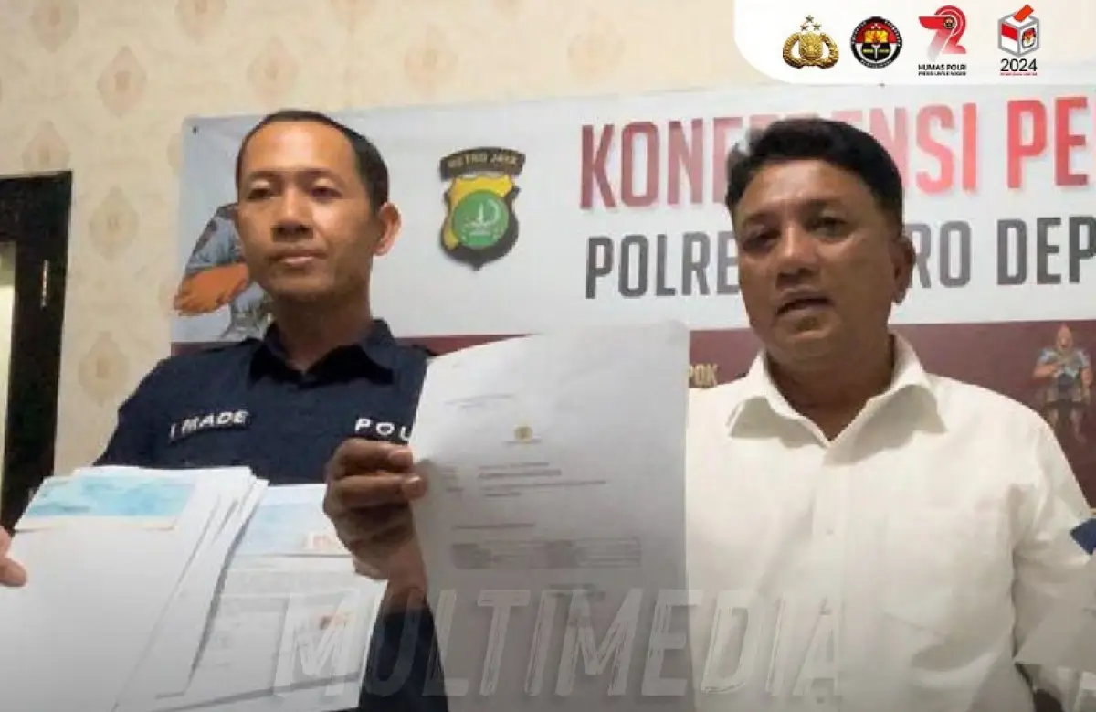 Polri mengamankan pelaku penipuan yang raup Rp 1,6 miliar (Sumber : Instagram.com/divisihumaspolri)