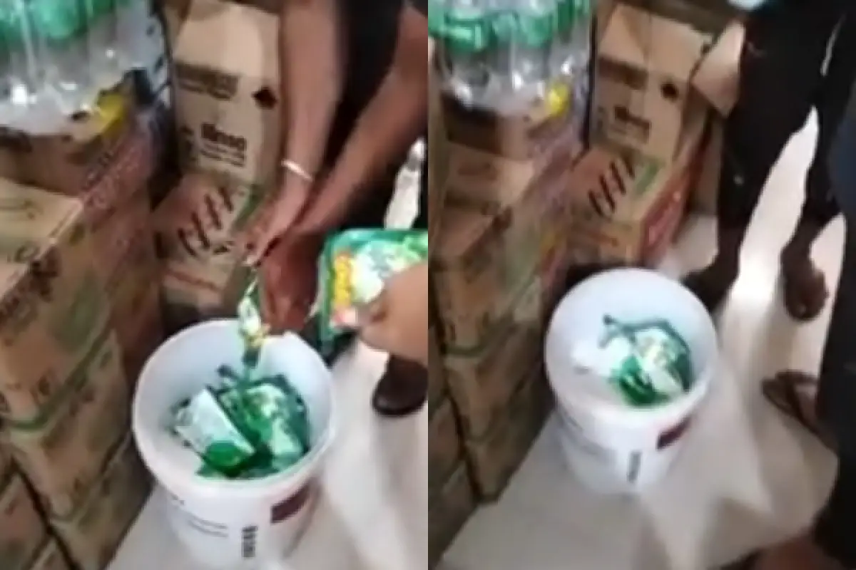 Dukung Palestina, Pemilik Toko Ini Hancurkan Seluruh Barang Dagangan yang Pro Israel (Sumber : Twitter/@sosmedkeras)