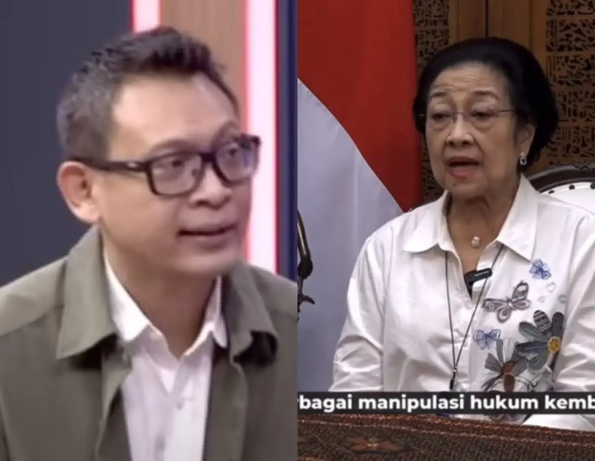 pakar mikro ekspresi turut komentari pidato politik Megawati (Sumber : YouTube TvOneNews/PDIP)