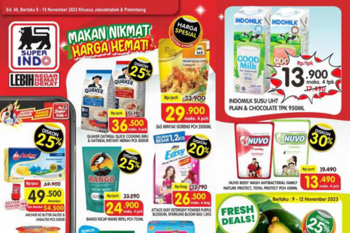 Katalog Promo Superindo Weekday Terbaru 13-16 November 2023 (Sumber : Superindo)