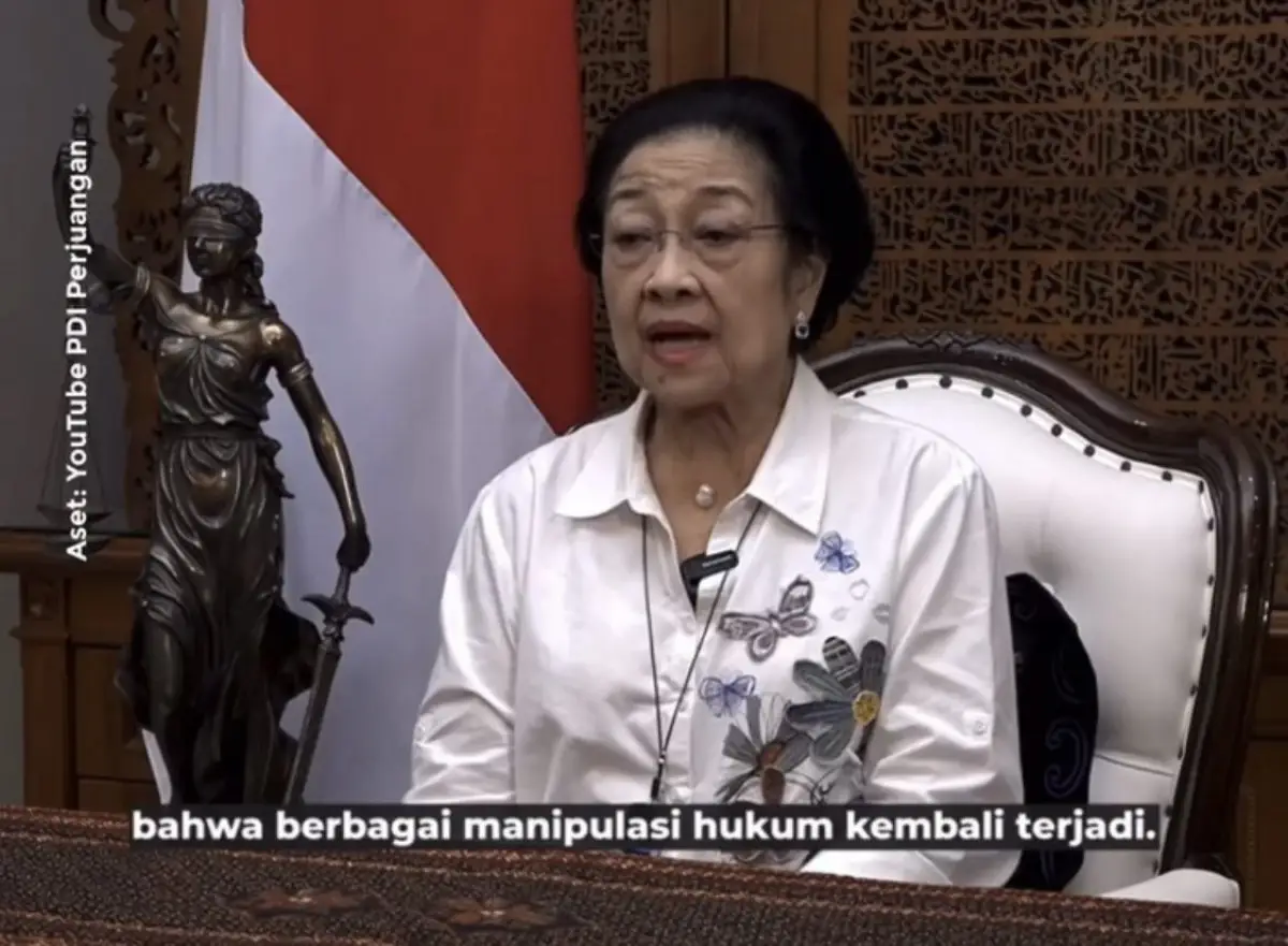 Megawati Soekarnoputri ungkap tak ingin ada lagi kecurangan pemilu disorot (Sumber : YouTube PDI Perjuangan)
