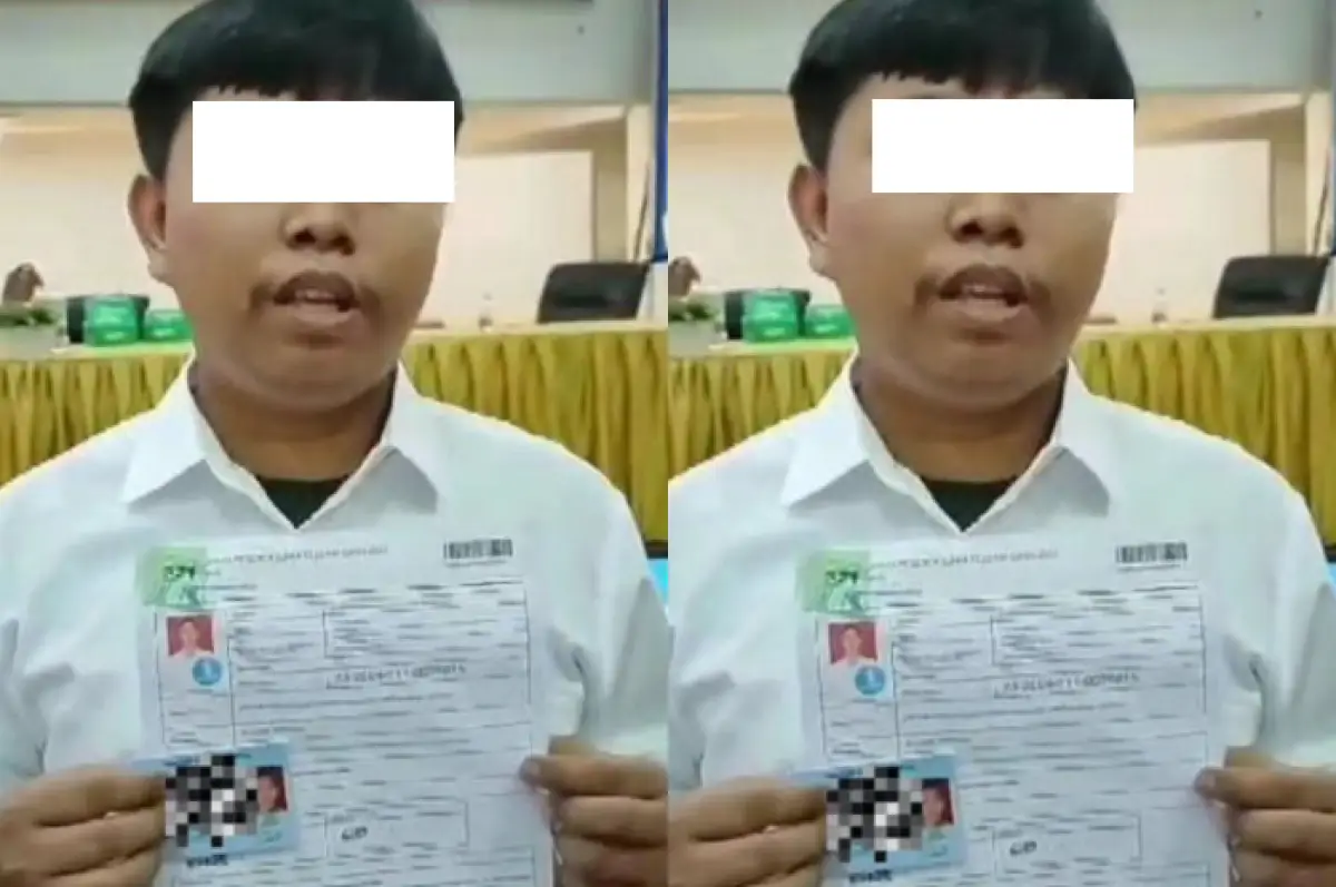 terduga pelaku joki tes CPNS Kemenkumham di Makassar (Sumber : instagram @mksinfo.official)