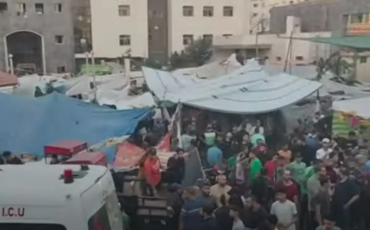 situasi di RS Al Shifa, Gaza (Sumber : YouTube sky News Australia)