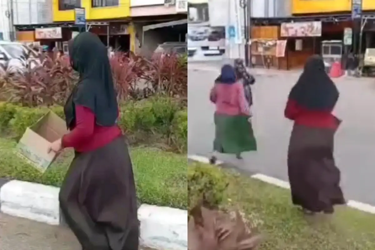 Diduga Bodong! Beredar Video 3 Wanita Minta Sumbangan untuk Palestina, Kabur saat Ditanya Baik-baik (Sumber : Instagram/@memoemedsos)
