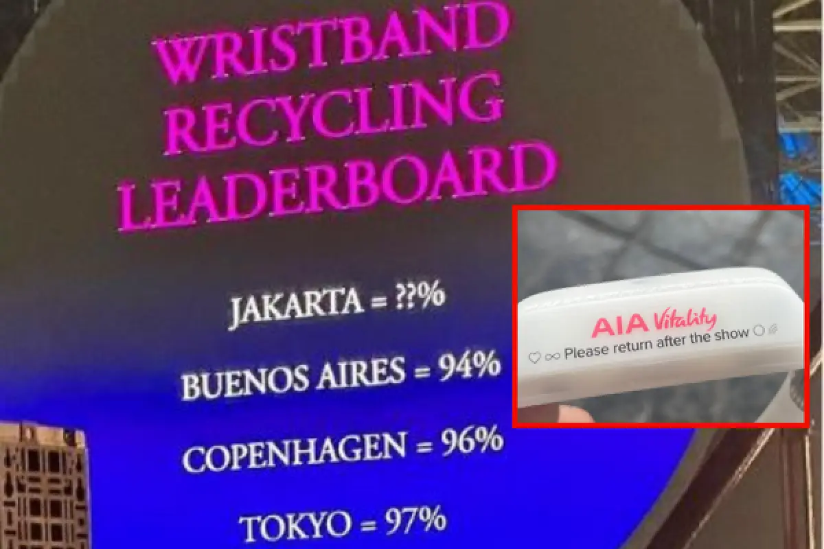 Jumlah Wristband Konser Coldplay di Jakarta Apakah Capai 90 Persen? (Sumber : x.com/@IDWantsColdplay)