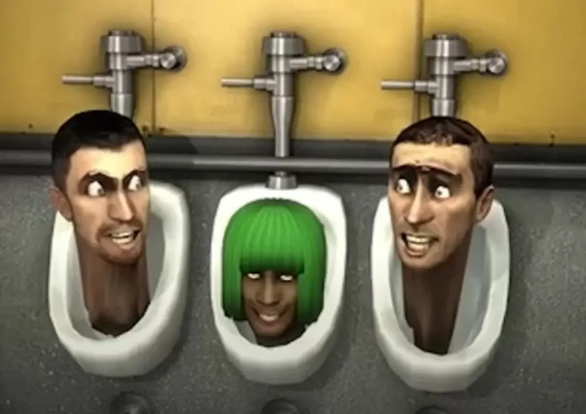 Skipidi Toilet tren (Sumber : Antara)