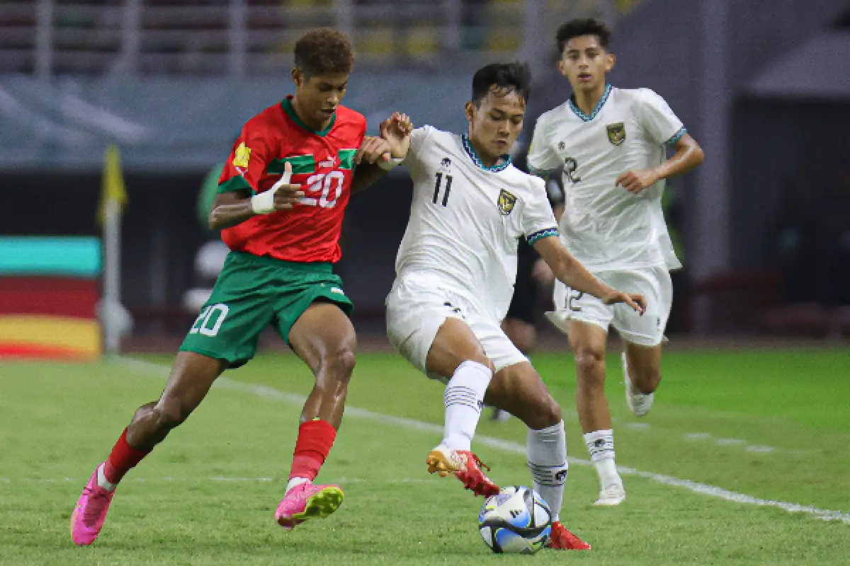 Pujian Pelatih Maroko kepada tiga pemain Timnas Indonesia U17. (Sumber : PSSI)