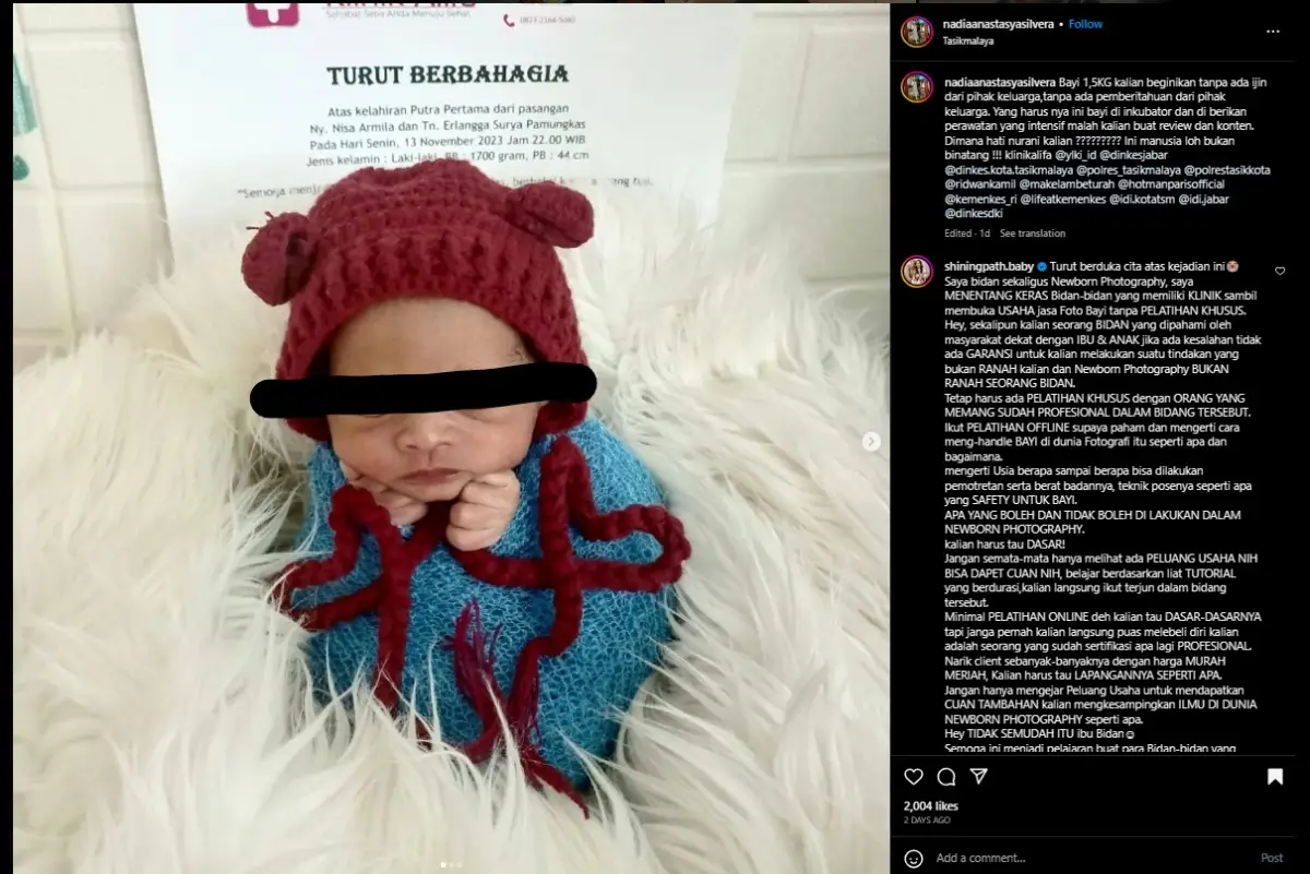 Nisa Armila tuntut keadilan atas kematian bayinya di Klinik Alifa, Tasikmalaya. Ungkap buruknya layanan yang diterima.