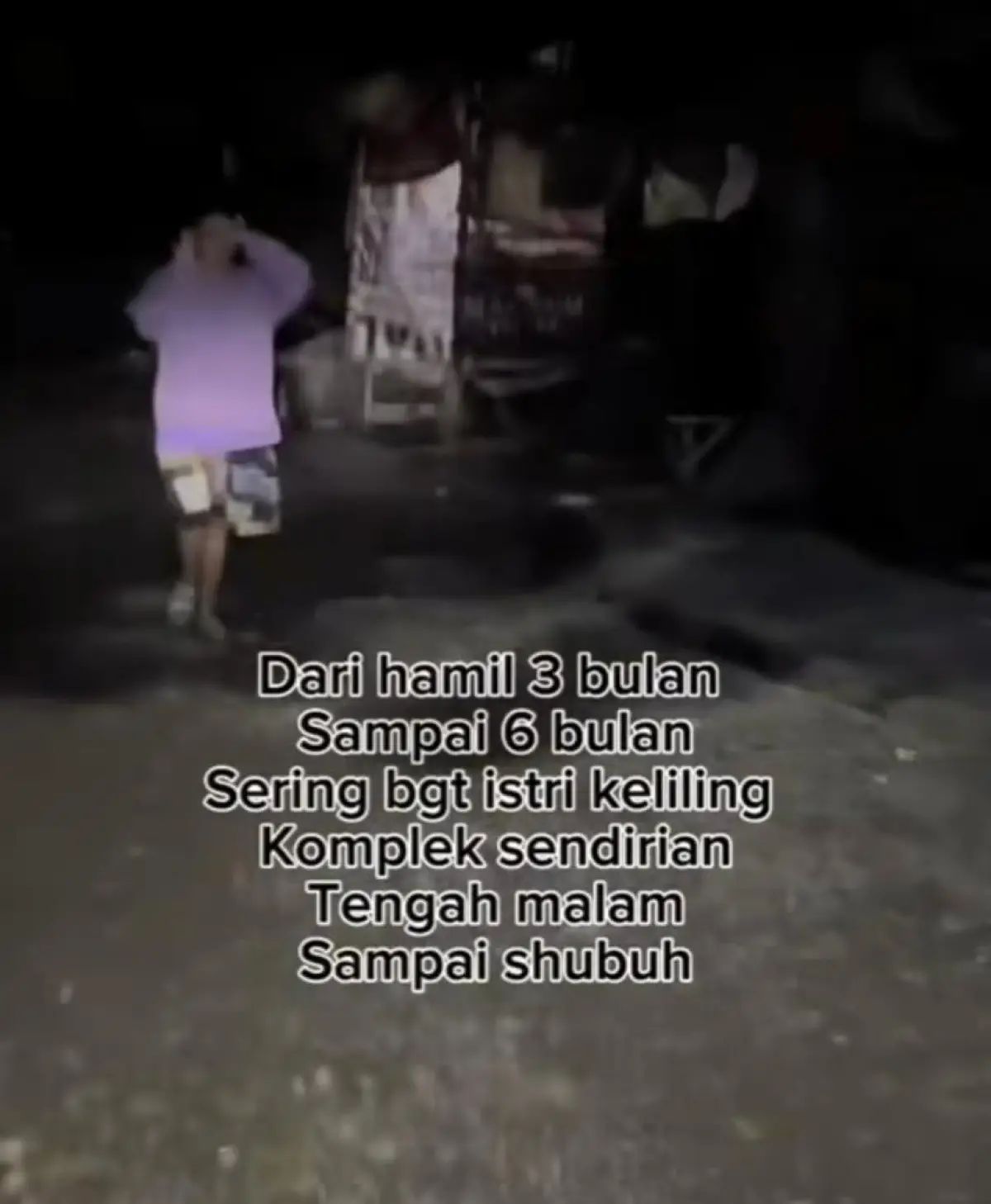 Seorang suami bagikan momen ngidam istri yang ingin jalan-jalan ke rumah kosong (Sumber : instagram @terang_media)