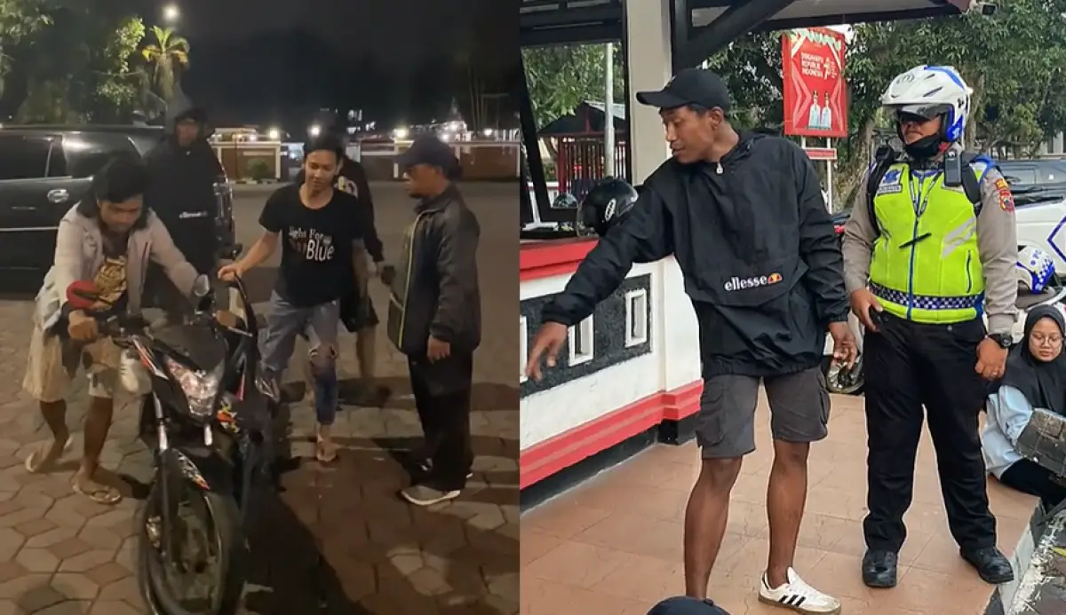 Viral di TikTok, kasus pria diduga mabuk yang tabrak 4 orang di Ungaran justru mangkir dari tanggung jawab sejak akhir September 2023. (Sumber : TIkTok @honeybeyyyyyy)