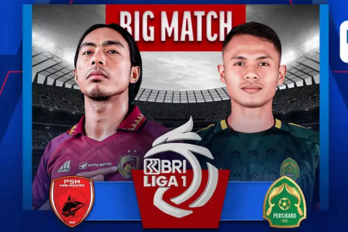 PSM Makassar vs Persikabo 1973 di Stadion Gelora B. J. Habibie (GBH), Parepare, Sulawesi Selatan, pada Kamis, 23 November 2023, pukul 19.00 WIB. (Sumber : vidio.com)