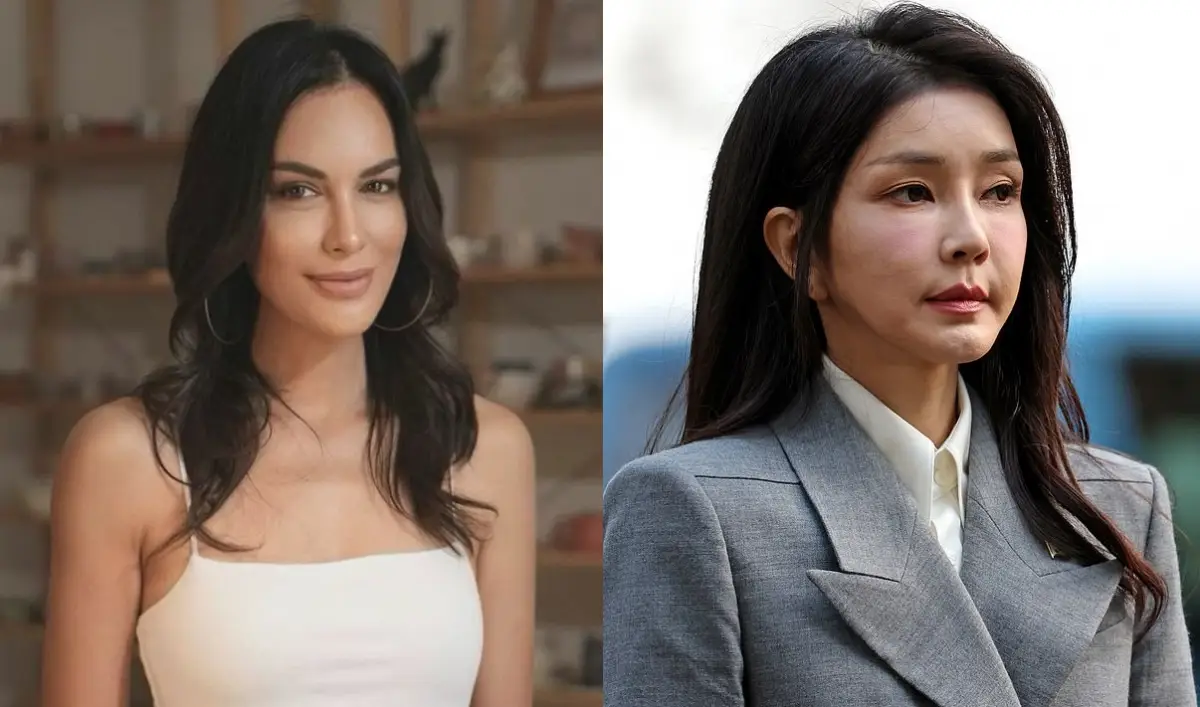 Sophia Latjuba vs Kim Keon Hee soal rahasia awet muda. (Sumber : Instagram @sophia_latjuba88, dailymail.co.uk)