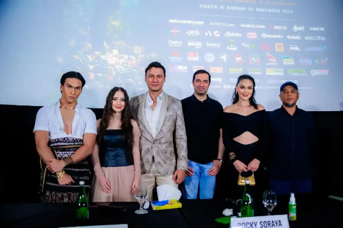 Kesan positif Cristian Sugiono dan Luna Maya tentang Kota Semarang saat syuting film Panggonan Wingit. (Sumber : Instagram/hitmakestudios)