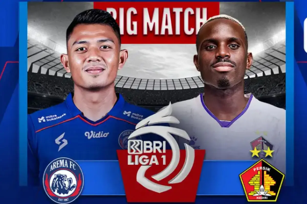 Link liv e streaming Arema FC vs Persik Kediri, Senin, 27 November 2023 pukul 15.00 WIB. (Sumber : vidio.com)