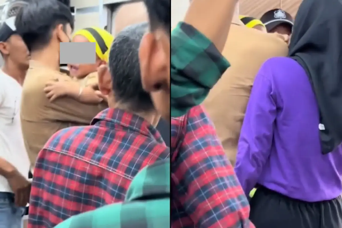 Detik-detik Tangan Balita Kejepit Pintu KRL Gegara Tak Kebagian Tempat Duduk (Sumber : Instagram/@folkshitt)