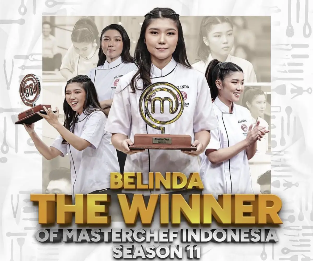 Belinda, juara MasterChef Indonesia Season 11 (Sumber : instagram @belinda.mci11)