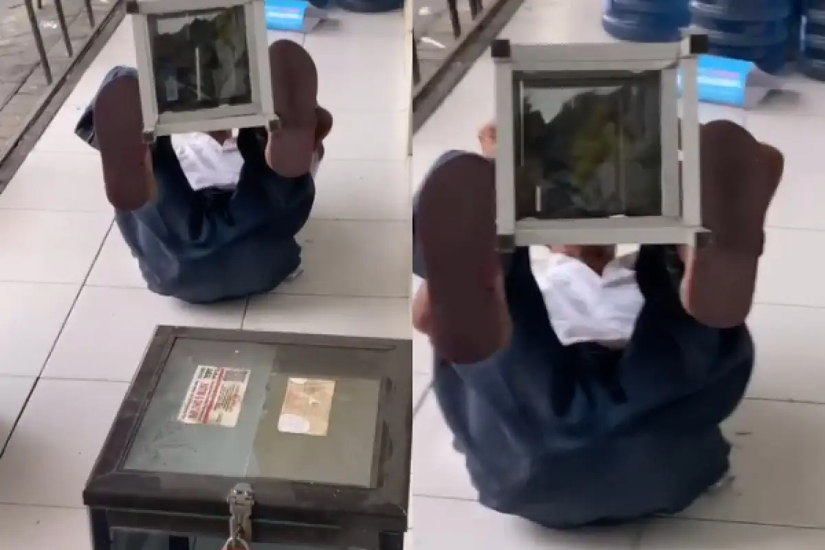 Bobol Kotak Amal Sampai Gegoleran, Aksi Bapak-bapak di Sidoarjo Ini Bikin Publik Gagal Paham (Sumber : TikTok/@gemoyn5)