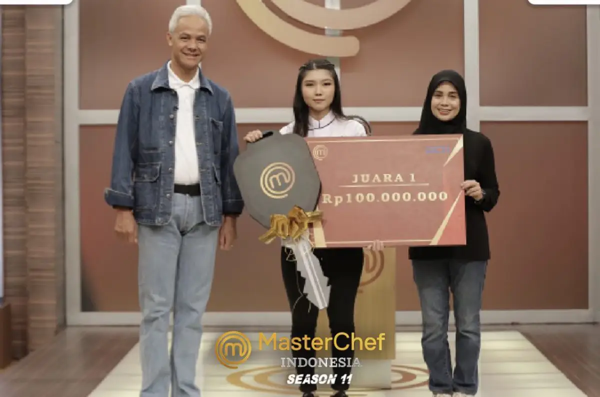 Momen Ganjar Pranowo di MasterChef Indonesia Season 11 (Sumber : instagram @masterchefina)