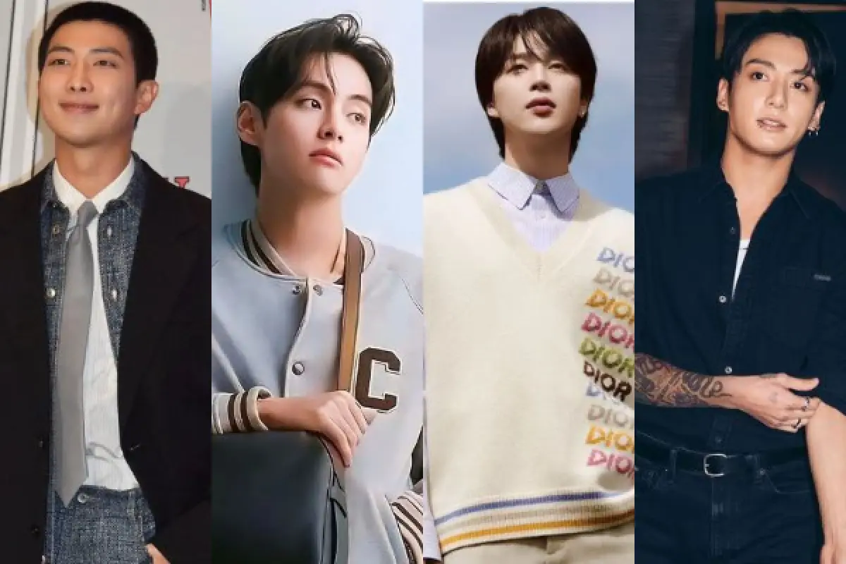 Kabar Tanggal Wamil RM, V, Jimin dan Jungkook BTS Tersebar, Begini Kata Big HIt music (Sumber : Istimewa)