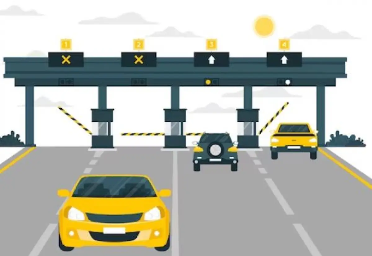 Ilustrasi | Kartu dan Gerbang Tol Bakal Dihapus (Sumber : Freepik/storyset)