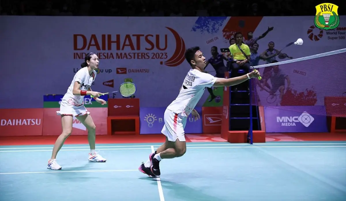 Dejan/Gloria bakal tanding di Jerman Open 2024. (Sumber: PBSI)