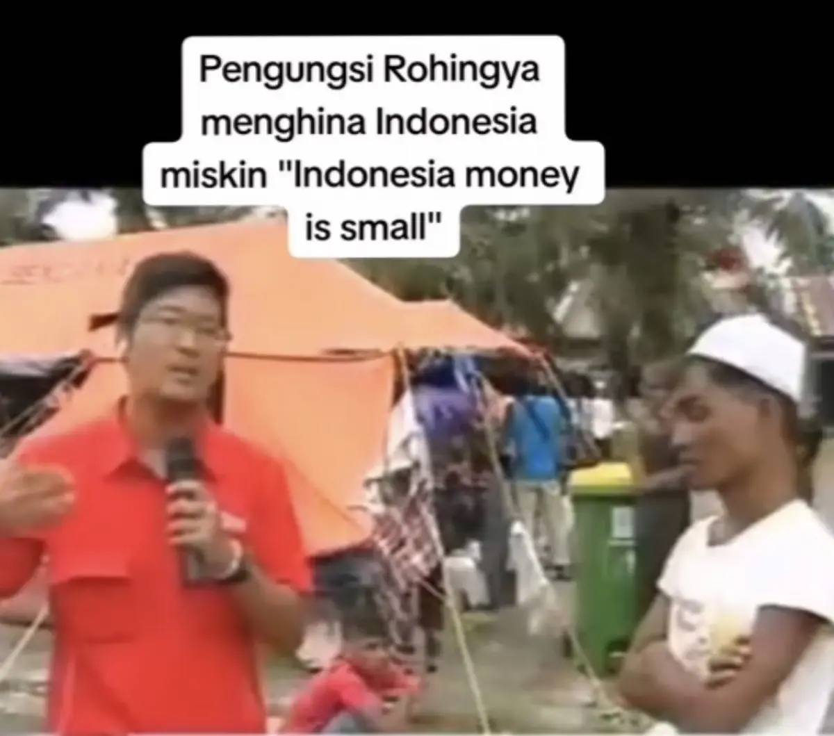 video lawas wawancara pengungsi Rohingya di Aceh, diduga hina Indonesia karena tingkat kesejahteraannya rendah (Sumber : instagram @indoterupdate)