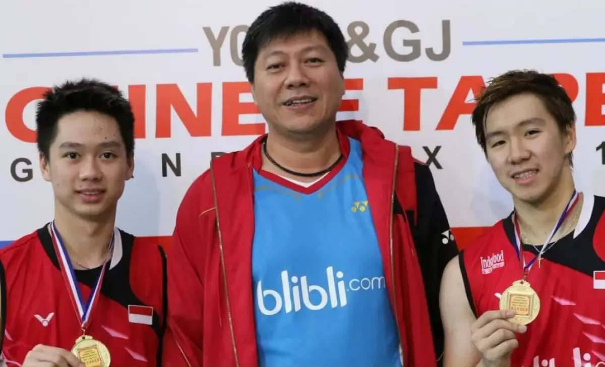 Dua ganda putra yang baru saja debut, Kevin/Rahmat dan Marcus/Rayhan, disebut kurang kompak dan progresif, mungkinkah Minions akan kembali bersatu pada 2024 nanti? (Sumber : PBSI)