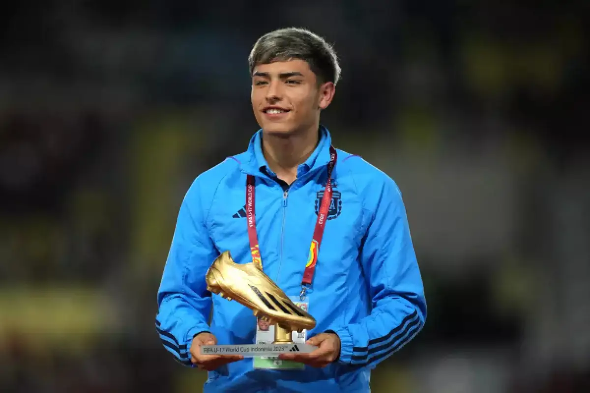 Golden Boot: Agustin Ruberto (Argentina) | Daftar peraih penghargaan individu di Piala Dunia U-17 2023. (Sumber : FIFA)