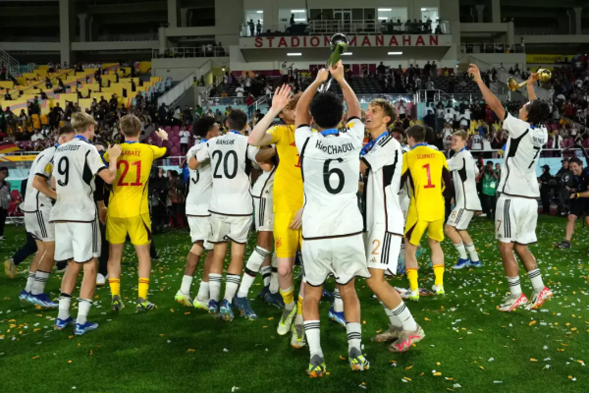 Jerman double winner Piala Dunia U17 2023 dan Piala Erpa U17. (Sumber : FIFA)