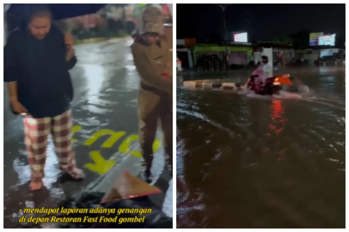 Mbak Ita tinjau banjir di wilayah atas Kota Semarang. Sampah dan sedimen jadi biang kerok tersumbatnya saluran air. (Sumber : Instagram/mbakitasmg)