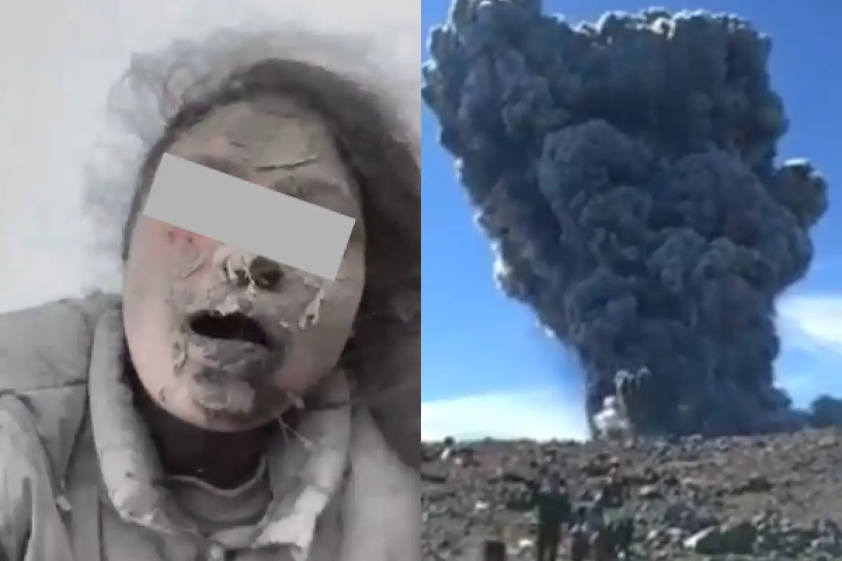 Wajah Berlumur Lumpur sampai Kesulitan Bicara, Begini Momen Mencekam Pendaki saat Erupsi Gunung Marapi (Sumber : Twitter/@taufikiswandi)