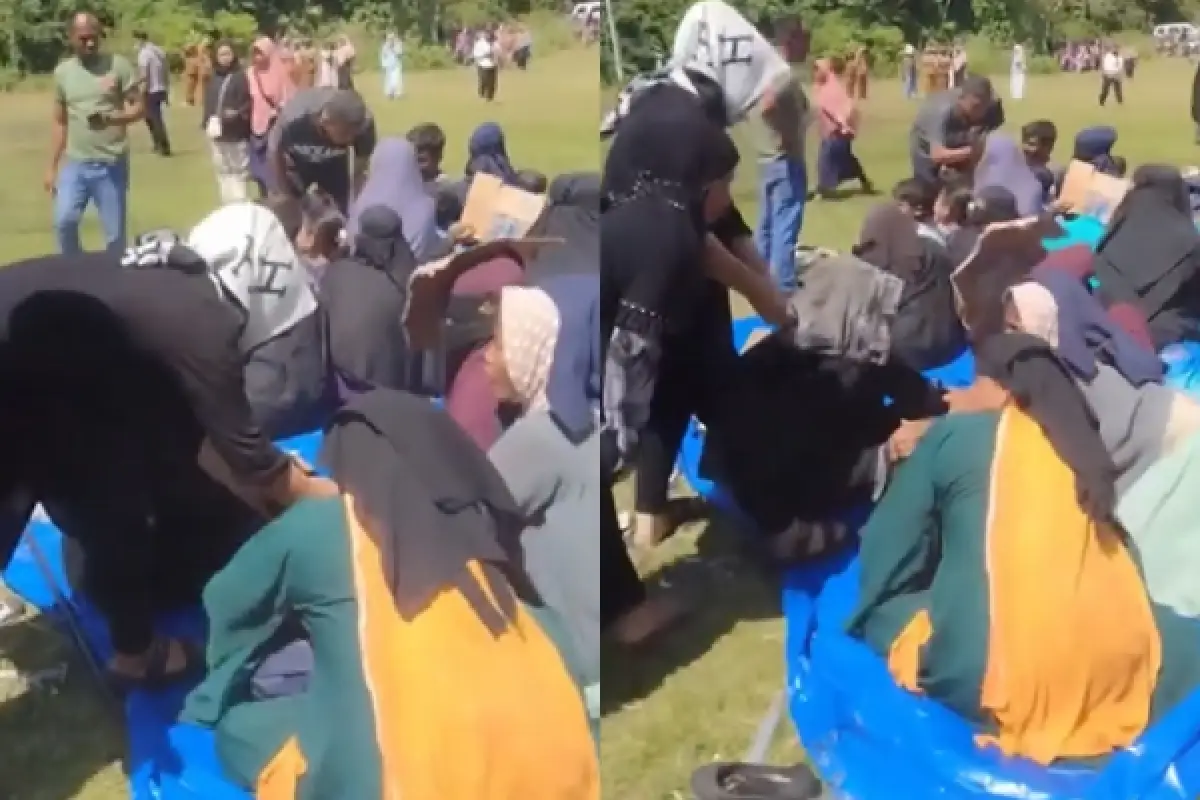 Viral Video Emak-emak Sampai Turun Tangan, Paksa Pengungsi Rohingya Segera Tinggalkan Aceh (Sumber : Instagram/@folkshitt)